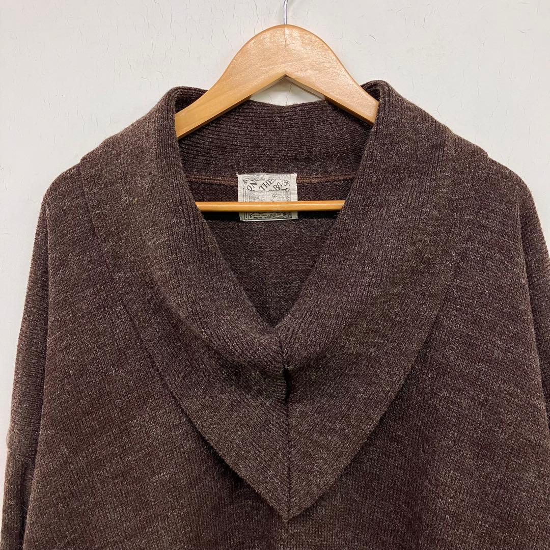 80s BALLOW デザインニット プルオーバー Vネック vintage — image 3