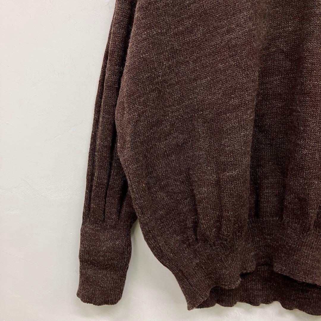 80s BALLOW デザインニット プルオーバー Vネック vintage — image 4