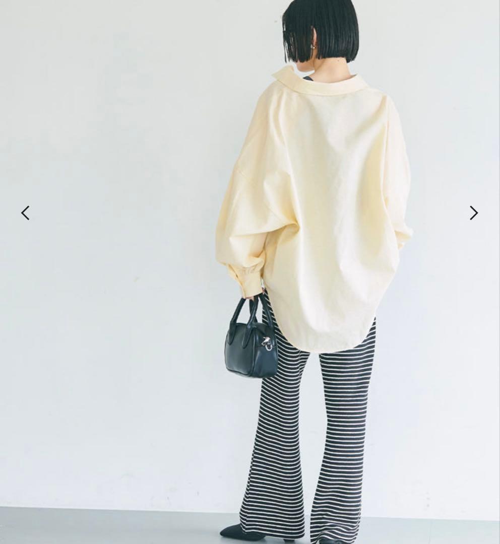 coca♡ オックスドルマンボリュームスリーブシャツ イエロー M — image 2