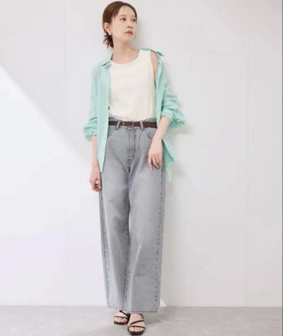 【新品】ROPÉ PICNIC 襟フリルタンクトップ ホワイト 38 — image 2