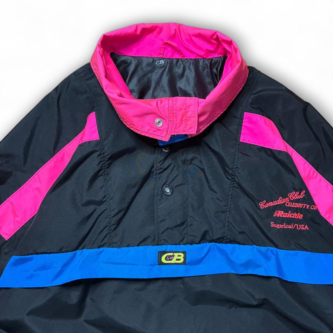 vintageアノラックパーカー 80s USA 企業ロゴCB Sports — image 2