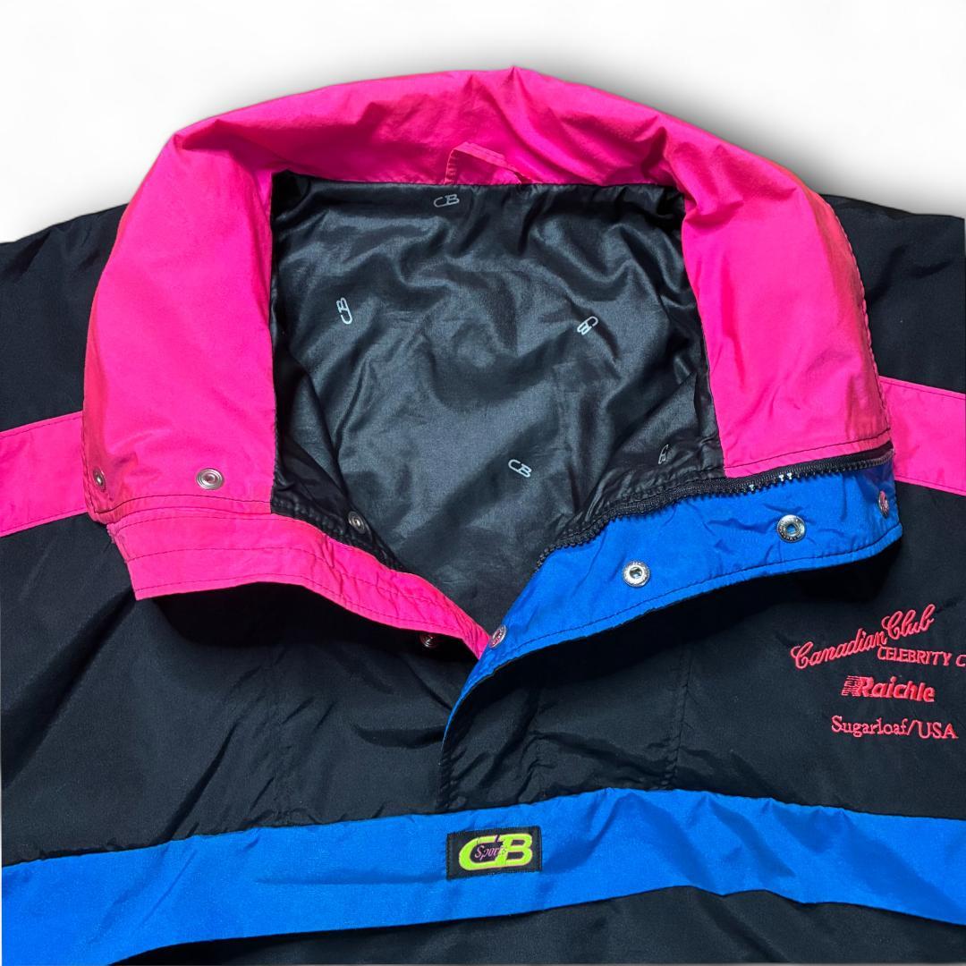 vintageアノラックパーカー 80s USA 企業ロゴCB Sports — image 3