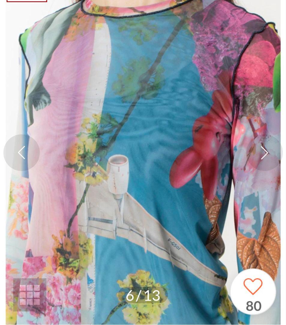 ♦美品デシグアルフローラルプリント 長袖トップス — image 4