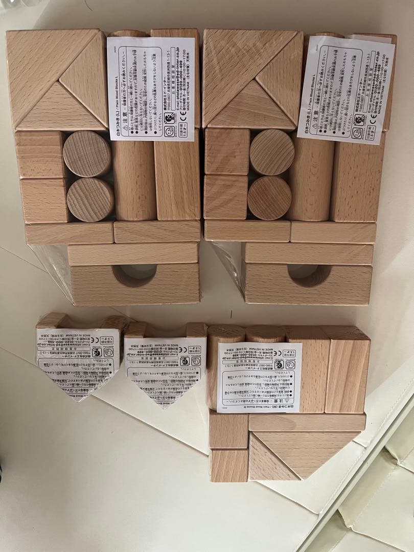 エド・インター 白木積み木 知育玩具 43ピース　新品未使用 — image 2