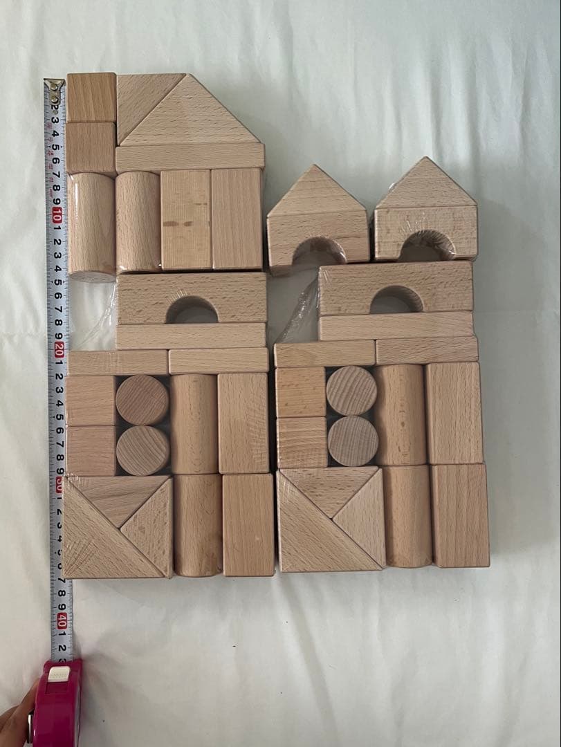 エド・インター 白木積み木 知育玩具 43ピース　新品未使用 — image 3