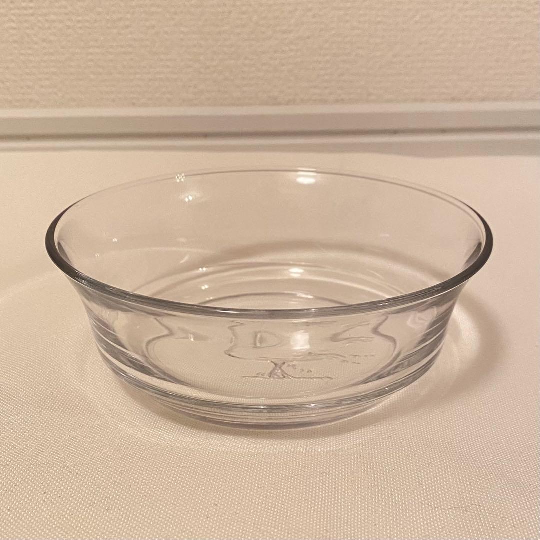 鳥 レリーフ ガラス 小皿 取り皿 4枚セット 水鳥 サギ シギ — image 3
