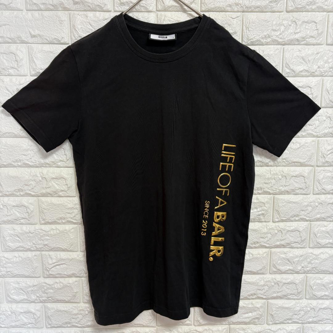 BALR. ボーラー LIFE OF A BALR 立体 ゴールドロゴ Tシャツ — image 2