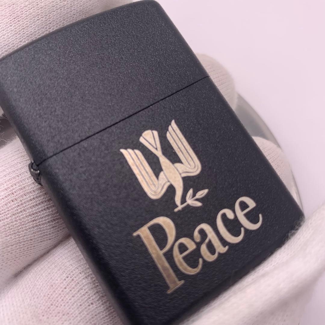 【オク】【灰皿付き】【大人気マットブラック】ピース PEACE オイルライター — image 2