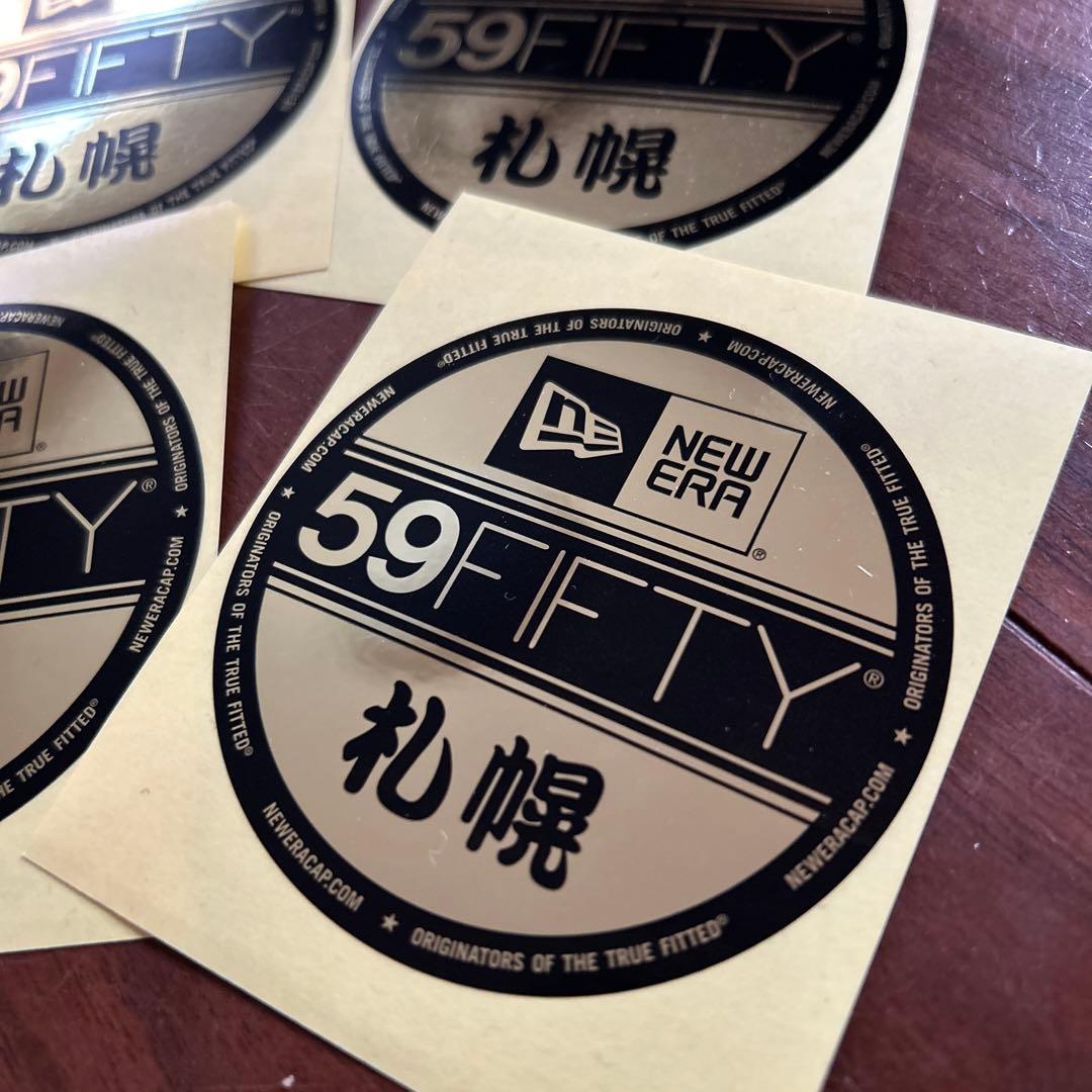 NEWERA ４枚セット 札幌限定ステッカー 折れ防止梱包新品未使用 — image 2