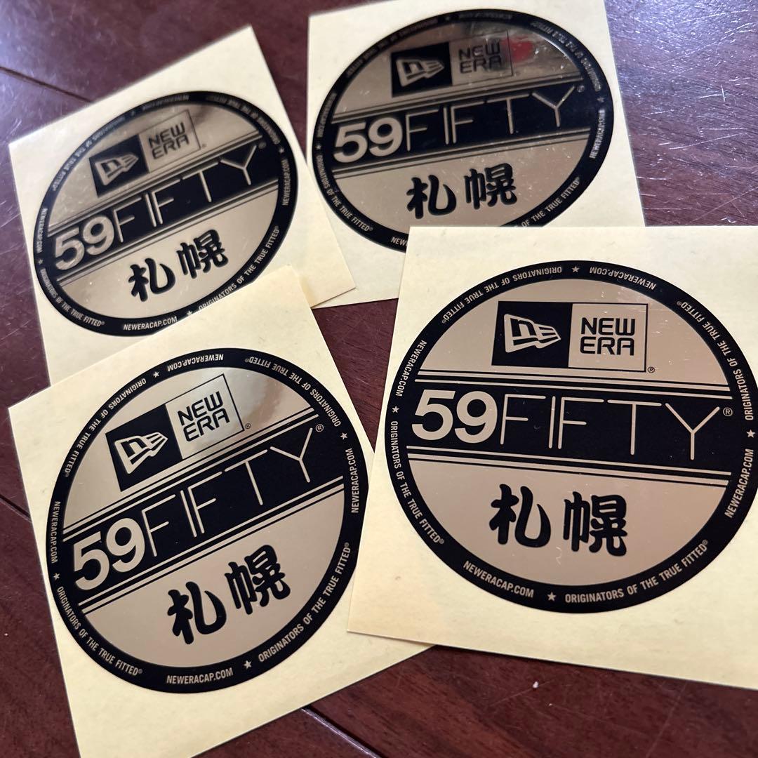 NEWERA ４枚セット 札幌限定ステッカー 折れ防止梱包新品未使用 — image 3