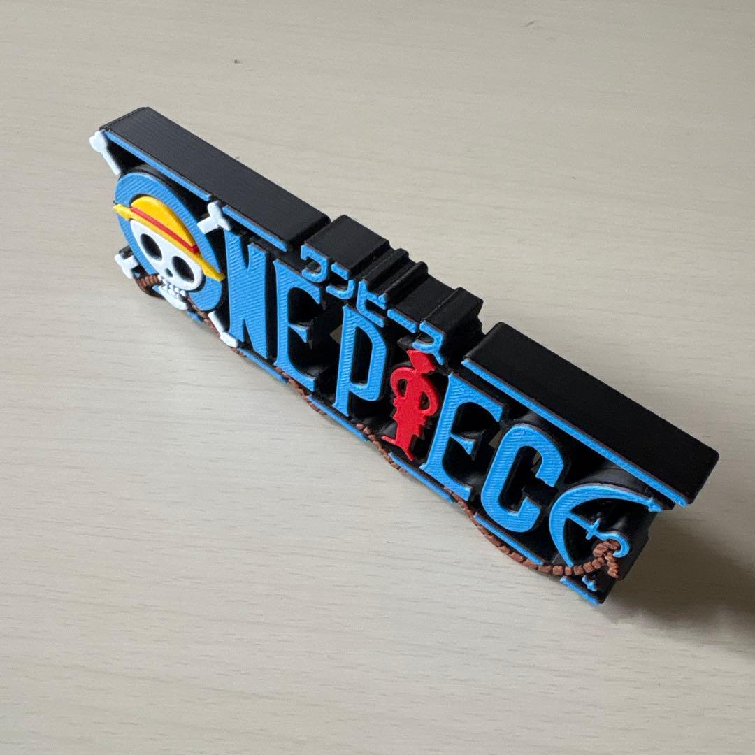 ONE PIECE ロゴフィギュア　立体オブジェ — image 2