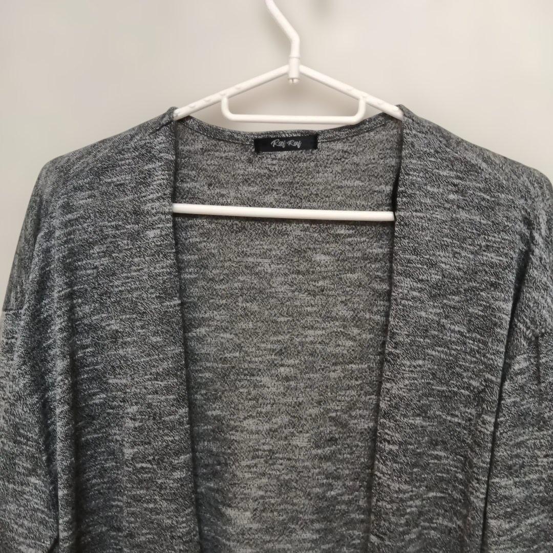 最終価格)Raf Raf ロングカーディガン グレー 長袖 — image 2