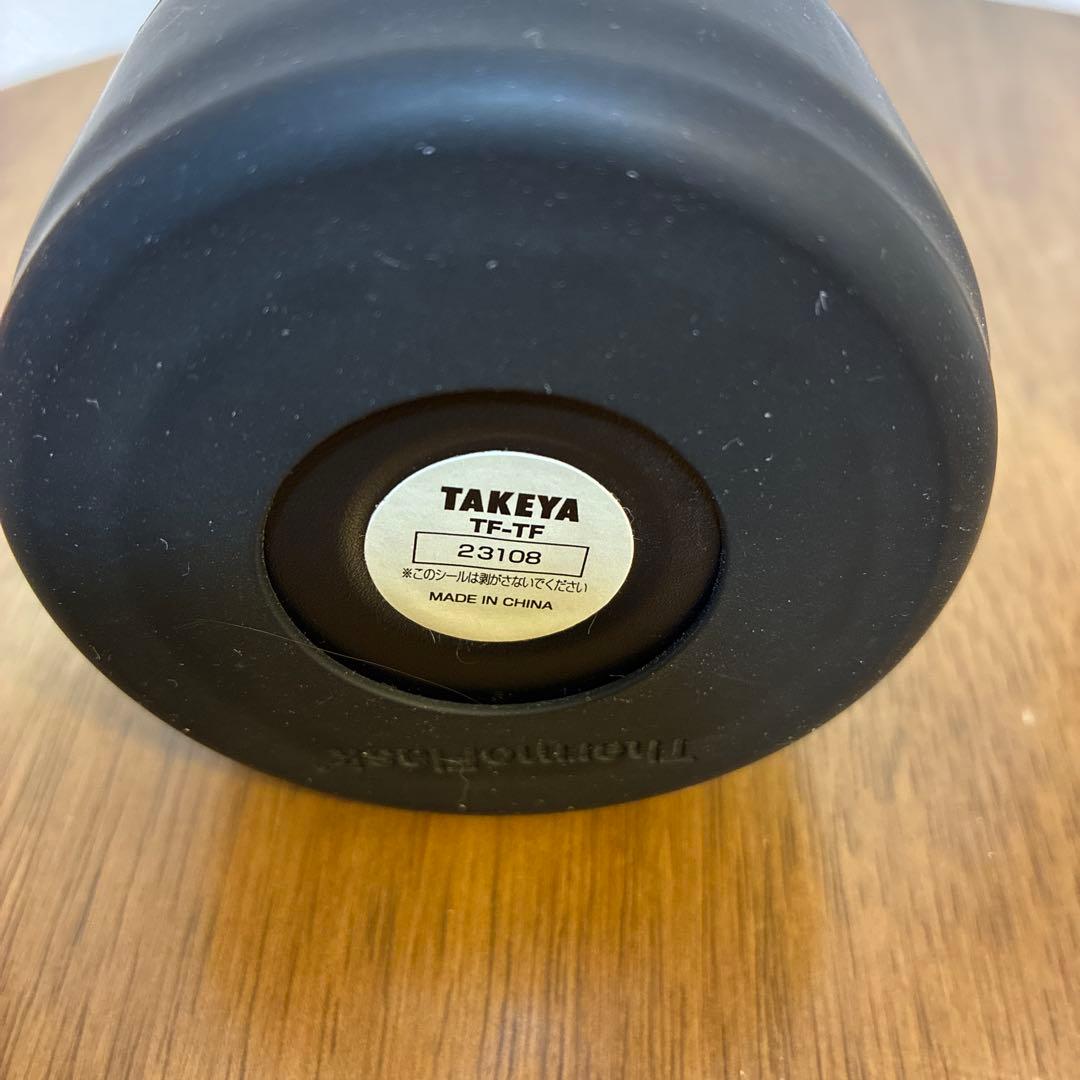極美品☆0.7l タケヤ真空断熱ThermoFlask 水筒 ブラック — image 3