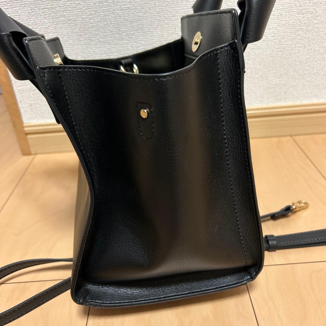 リボンハンドルトートバッグ美品 — image 4
