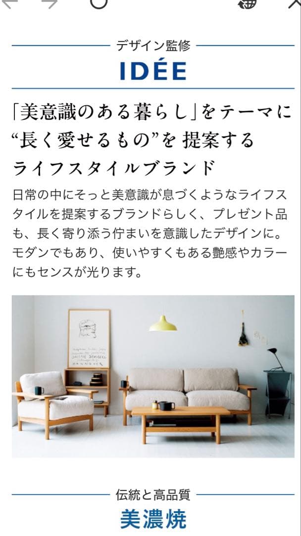 アテニアIDÉE監修 美濃焼 メインプレート 皿 グレー　おまけ付き — image 2