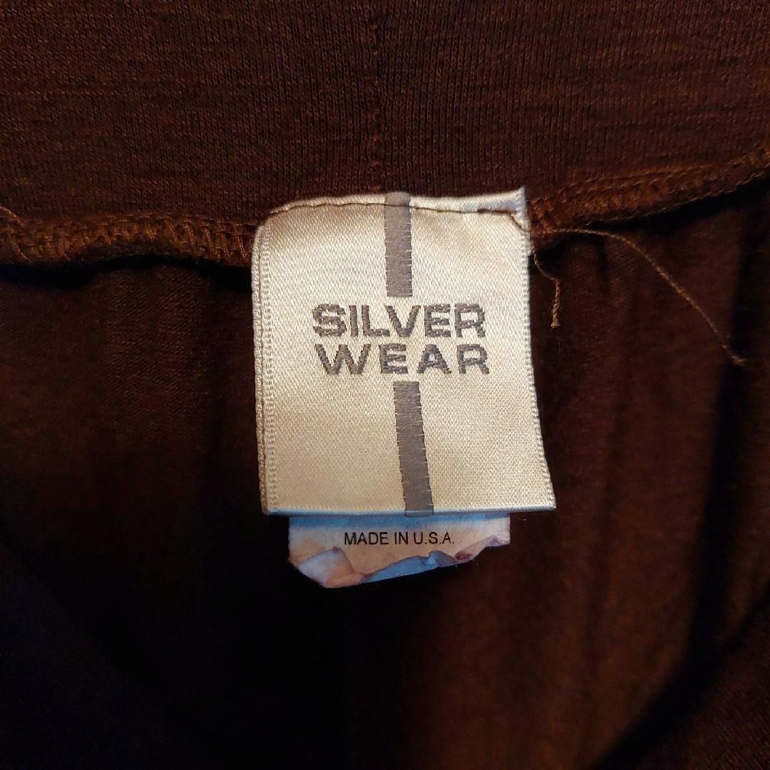 レア✨️SILVER WEAR ダークブラウン ワイドパンツ M〜L リラックス — image 2