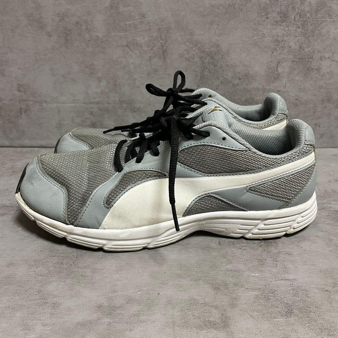 【プーマ】（27）スニーカー ランニングシューズ グレー メッシュ — image 2