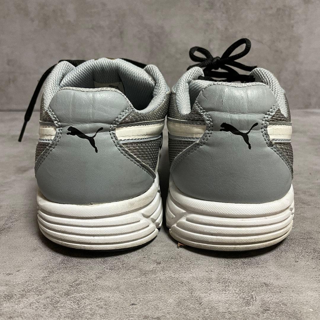 【プーマ】（27）スニーカー ランニングシューズ グレー メッシュ — image 3