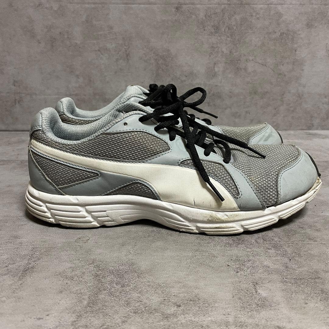 【プーマ】（27）スニーカー ランニングシューズ グレー メッシュ — image 4