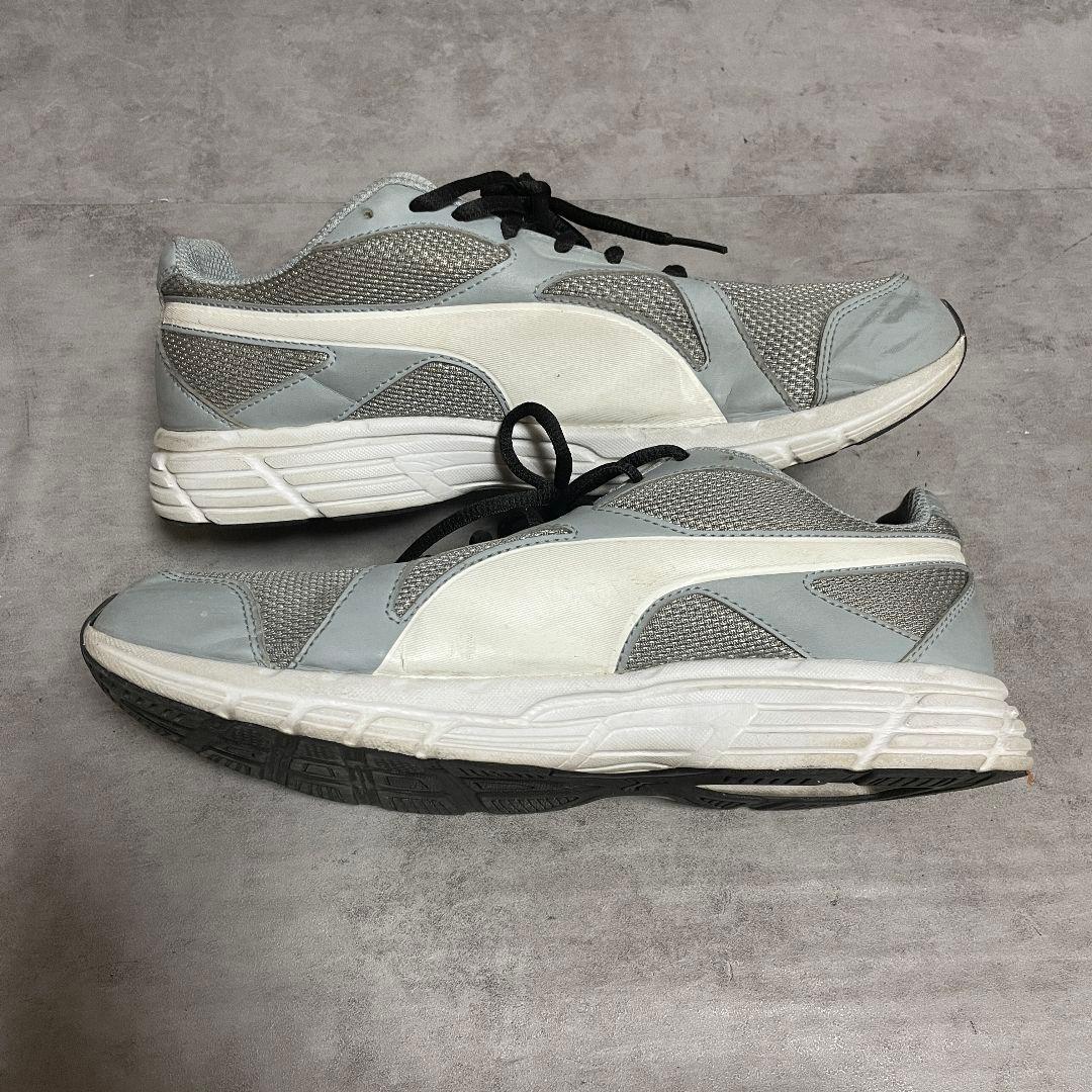 【プーマ】（27）スニーカー ランニングシューズ グレー メッシュ — image 5