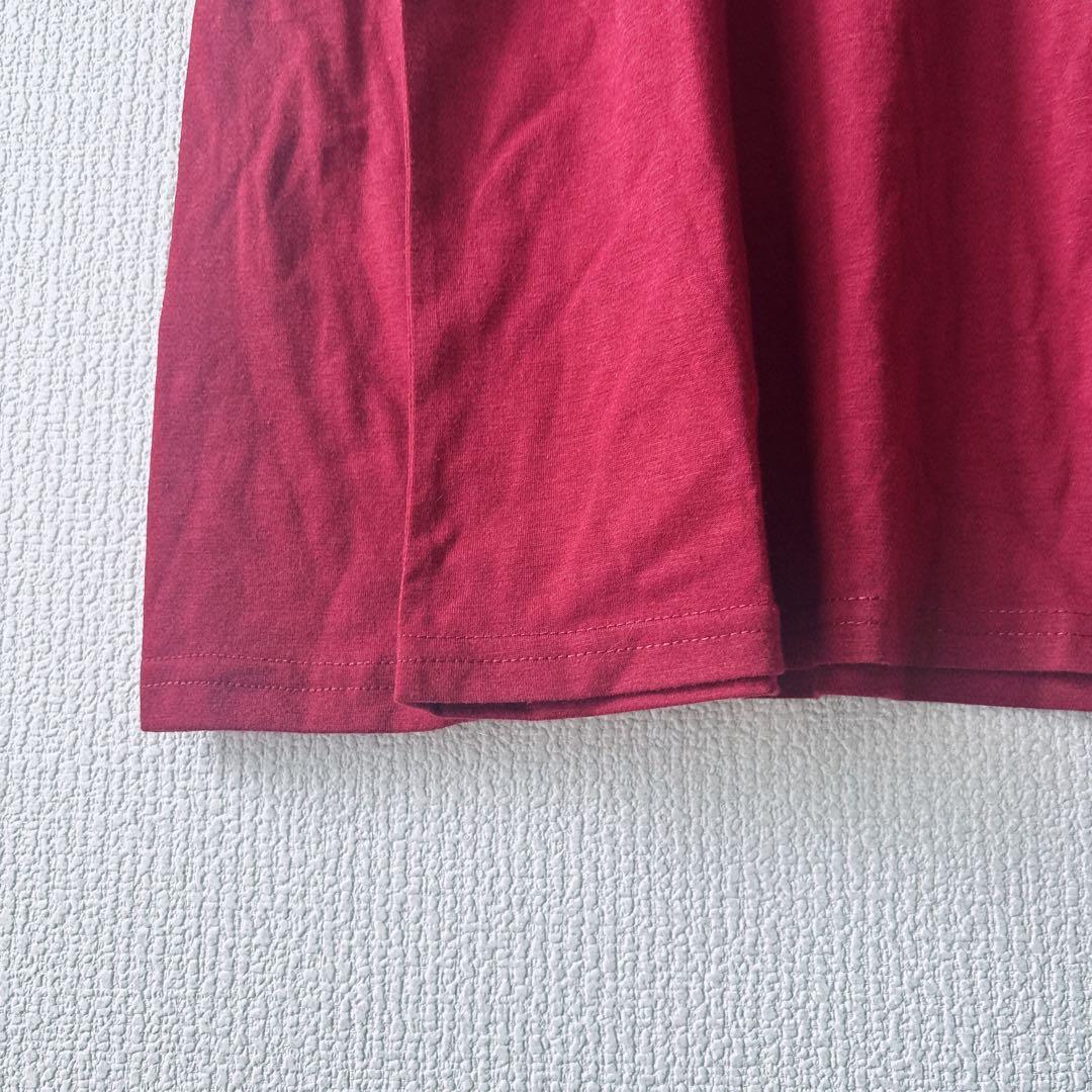 Z新品【アイテムズアーバンリサーチ】長袖カットソー 40 赤 無地 クルーネック — image 3