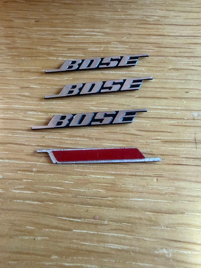 《高品質》アルミ BOSE ボーズ エンブレムステッカー シール 4枚セット — image 2
