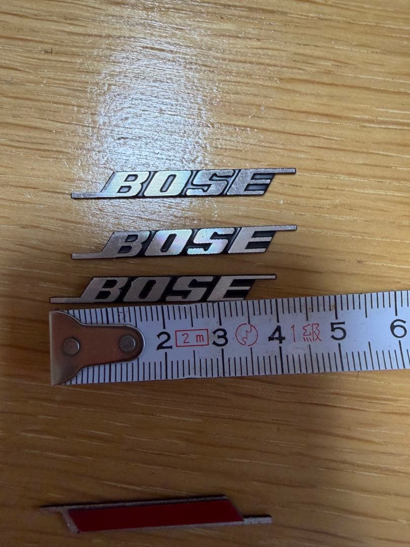 《高品質》アルミ BOSE ボーズ エンブレムステッカー シール 4枚セット — image 3