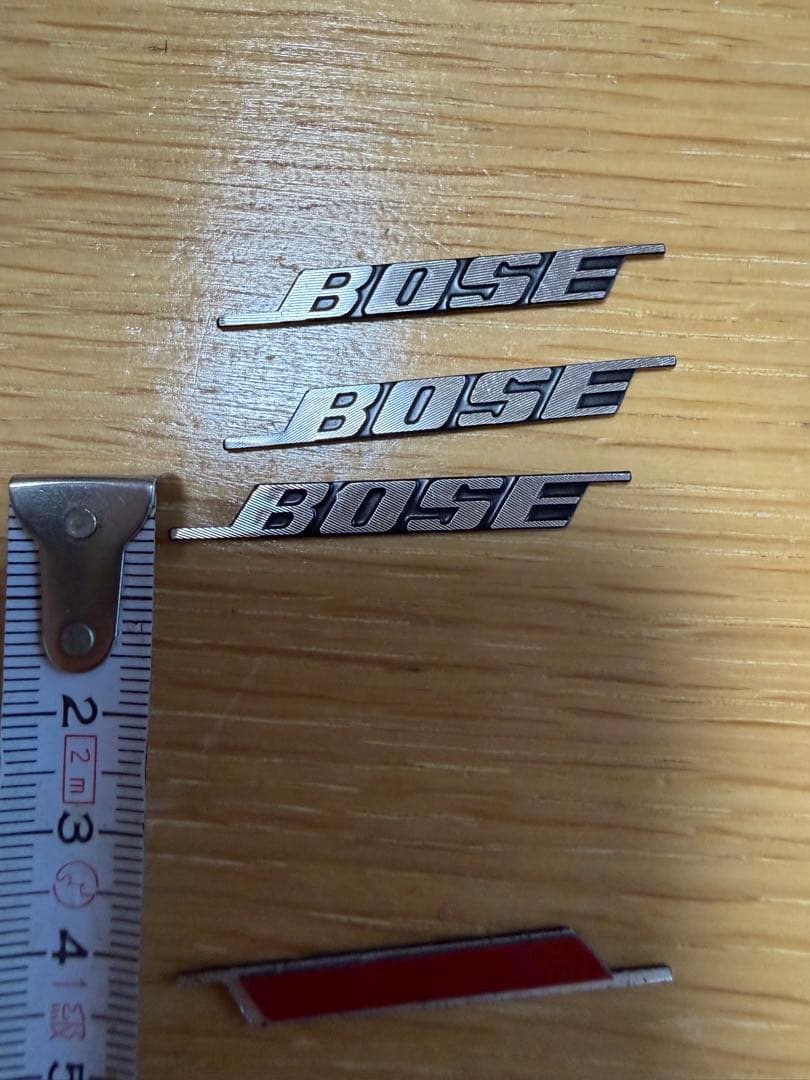 《高品質》アルミ BOSE ボーズ エンブレムステッカー シール 4枚セット — image 4