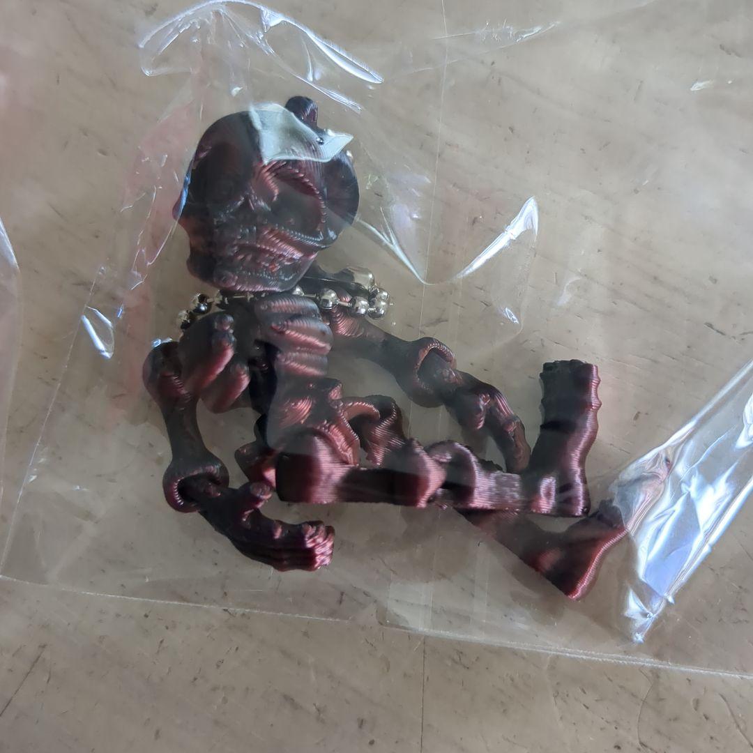 ガイコツ　キーホルダー　2体セット — image 3