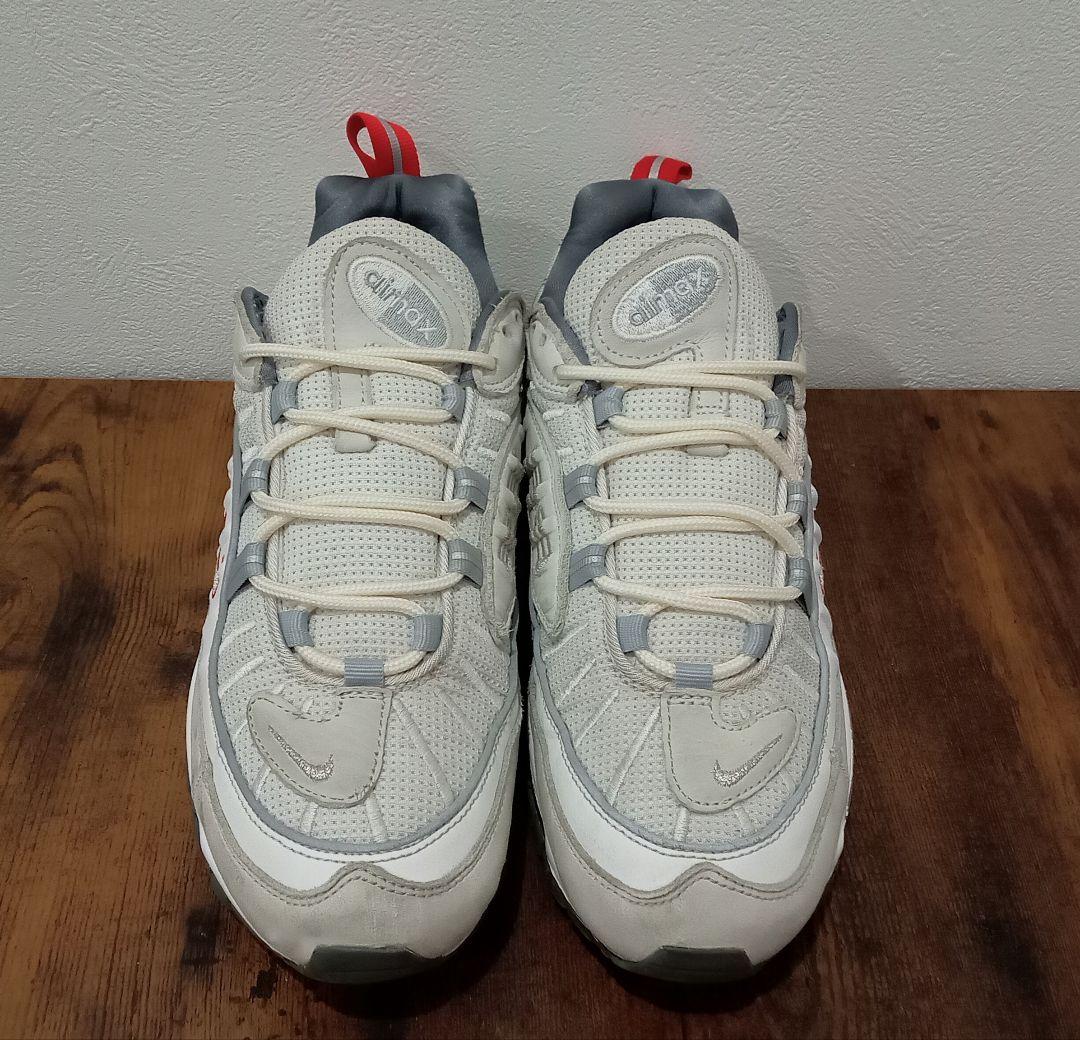U17【Used/26.0】Nike Air Max 98 Summit Wh — image 4