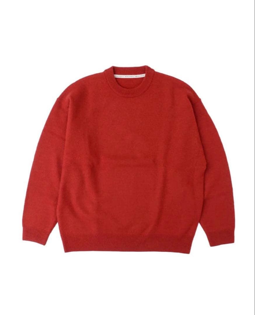FELTED MERINO WOOL CREW NECK KNIT — image 5