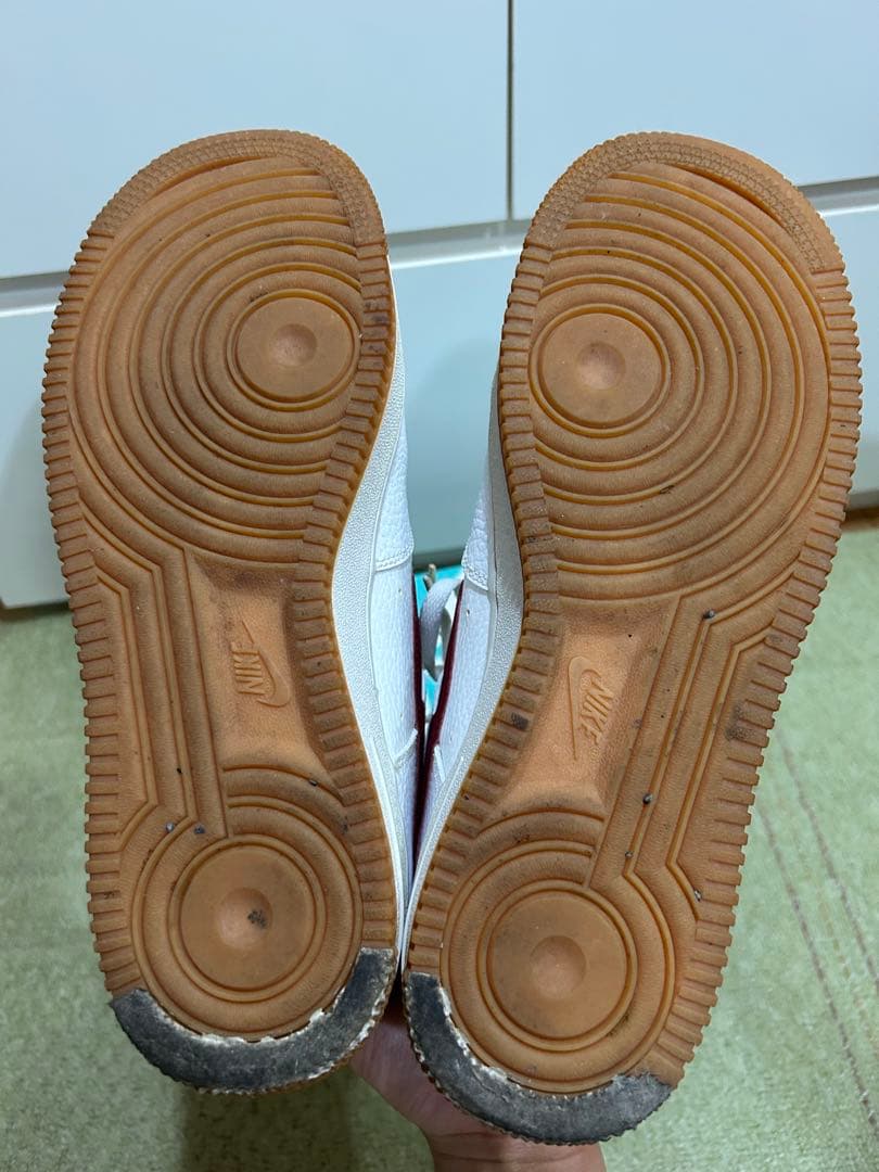 NIKE AIR FORCE 1 LOW ホワイト バーガンディ — image 3
