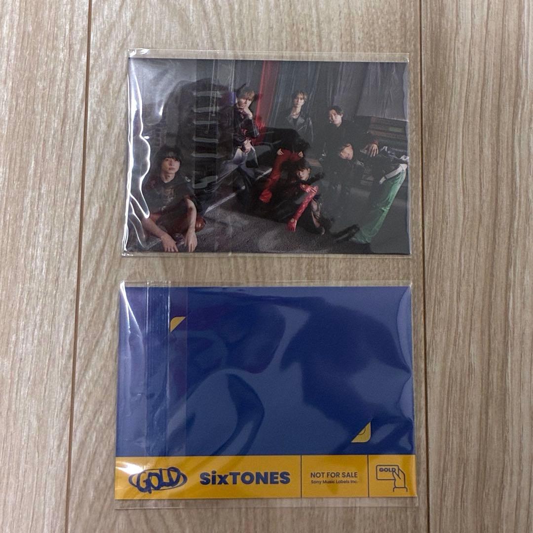 SixTONES GONG/ここに帰ってきて　GOLD 特典 — image 2