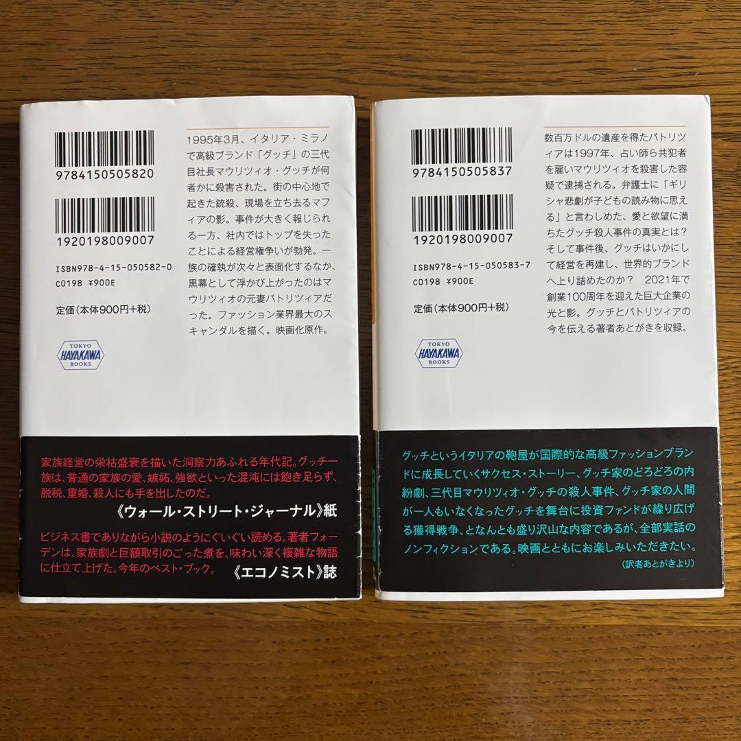 ハウス・オブ・グッチ 上下巻セット — image 2