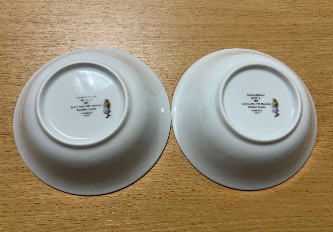 THE MACMILLAN ALICE 皿 2枚セット — image 2