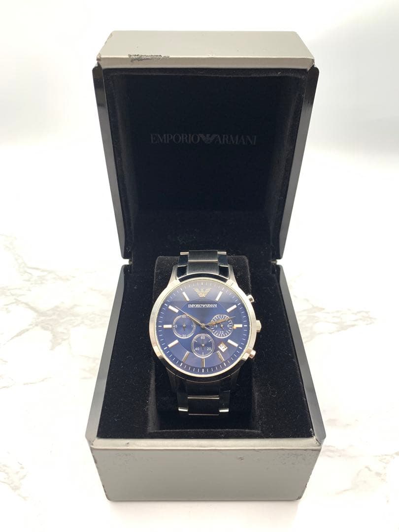 【不動】EMPORIO ARMANI クロノグラフ 腕時計 AR-2448 — image 2