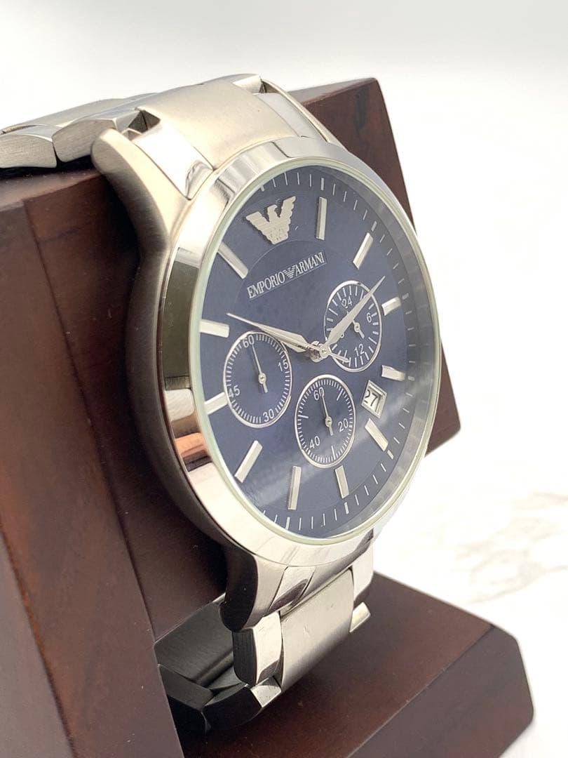 【不動】EMPORIO ARMANI クロノグラフ 腕時計 AR-2448 — image 4