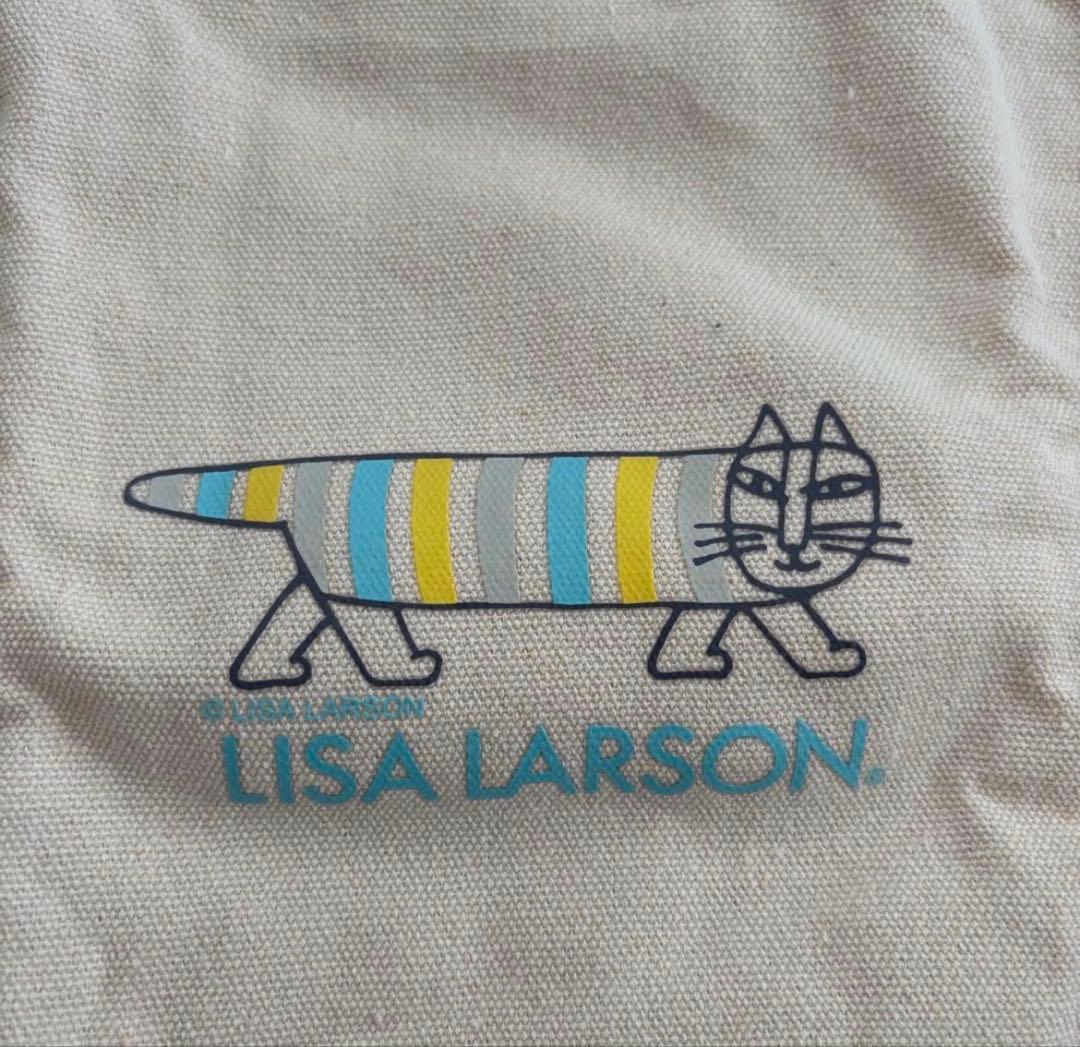 【新品未使用】LISA LARSON ストライプ猫 トートバッグ 2way — image 2