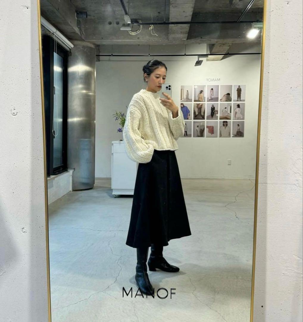 松本恵奈着用CLANE HIGH WAIST CIRCULAR SKIRTクラネ — image 3
