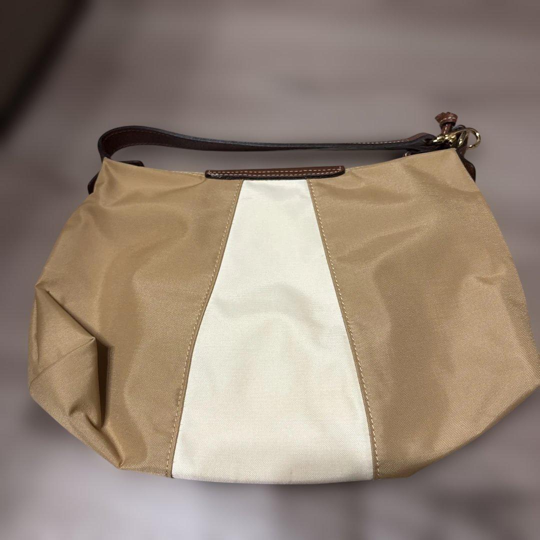 Longchamp ハンドバッグ ベージュ×ホワイト — image 4