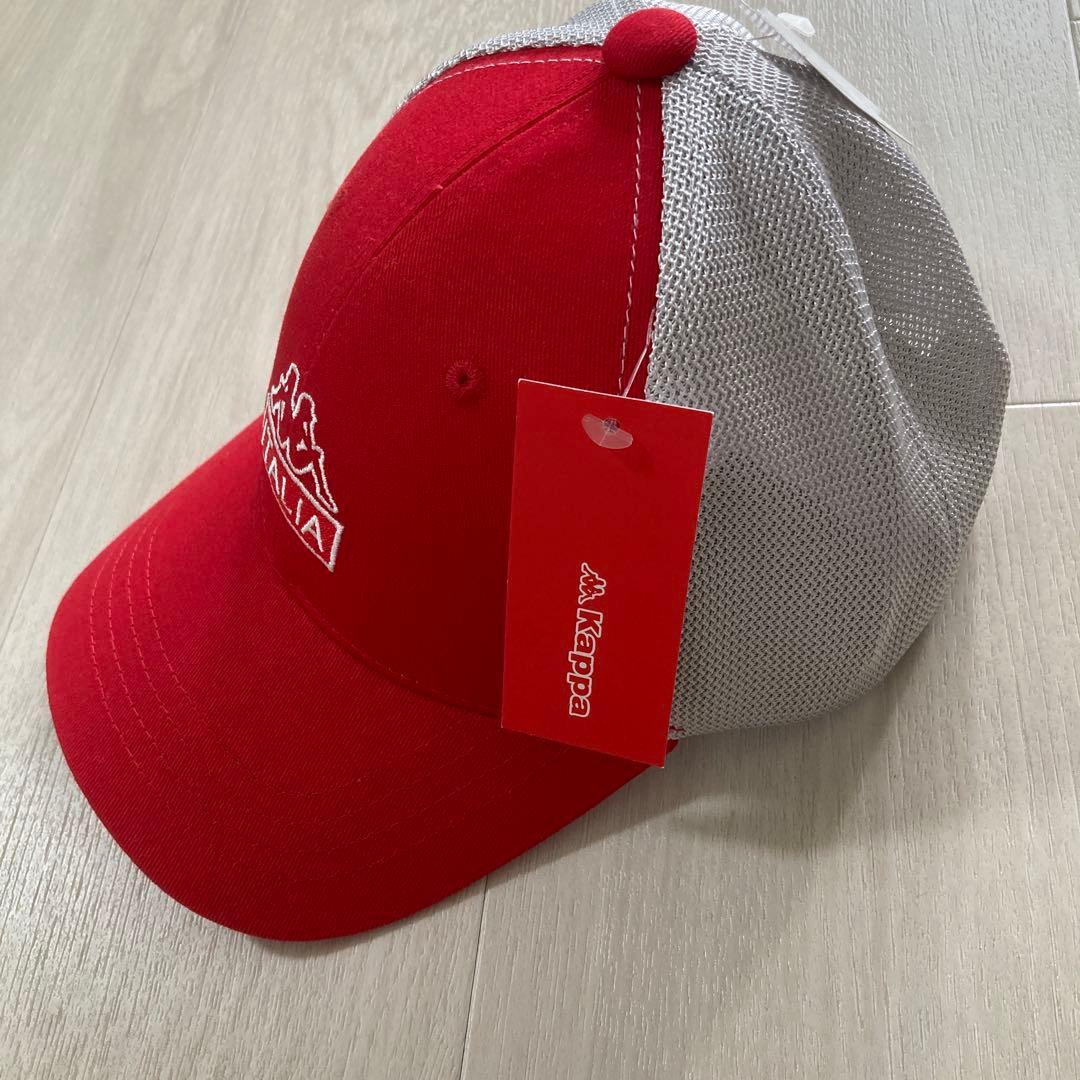 ❗️新品】Kappa キャップ 帽子 53 54 55 キッズ キャップ帽 赤色 — image 2