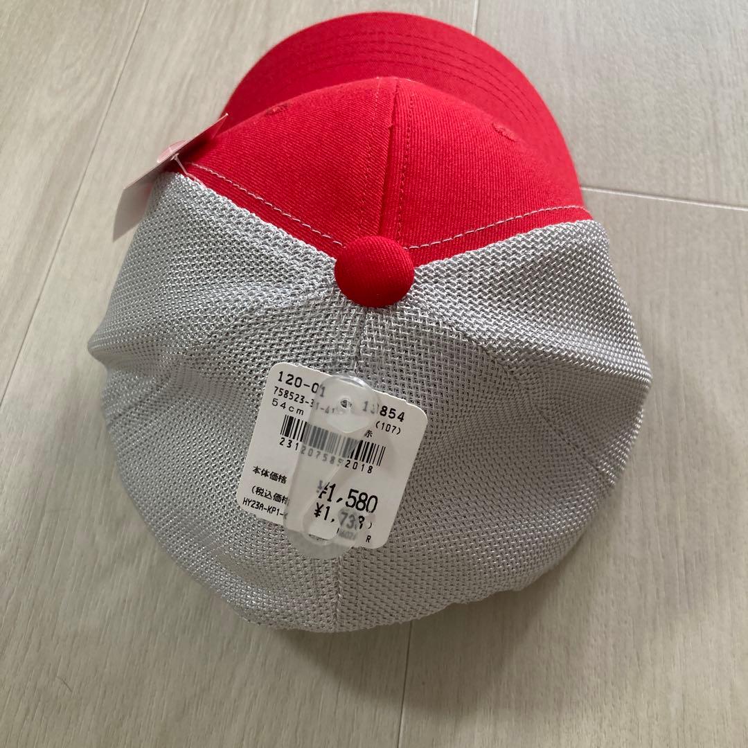 ❗️新品】Kappa キャップ 帽子 53 54 55 キッズ キャップ帽 赤色 — image 3