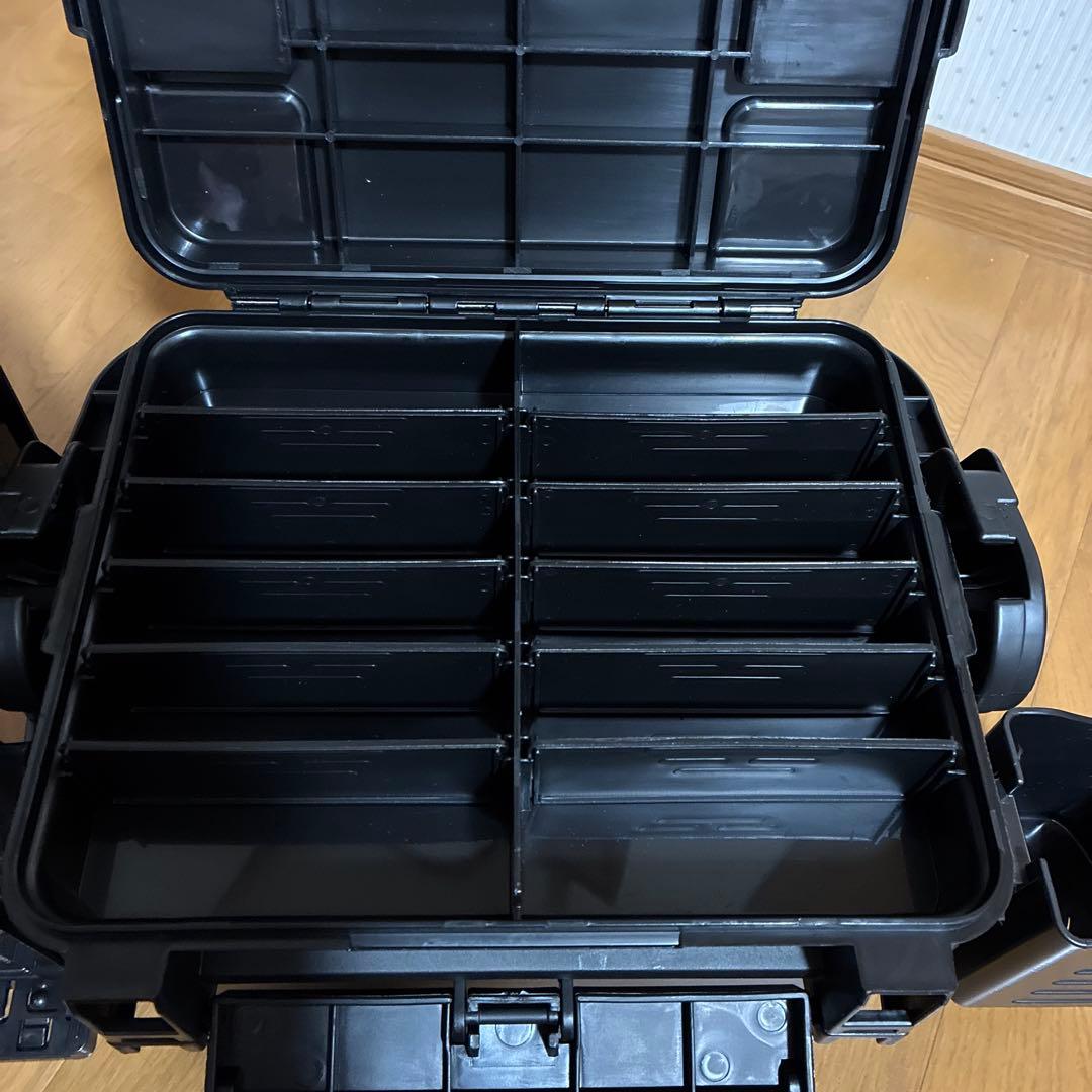 大特価　タックルボックス（Sサイズ）ロッドホルダー2個小物入れ1個 — image 4