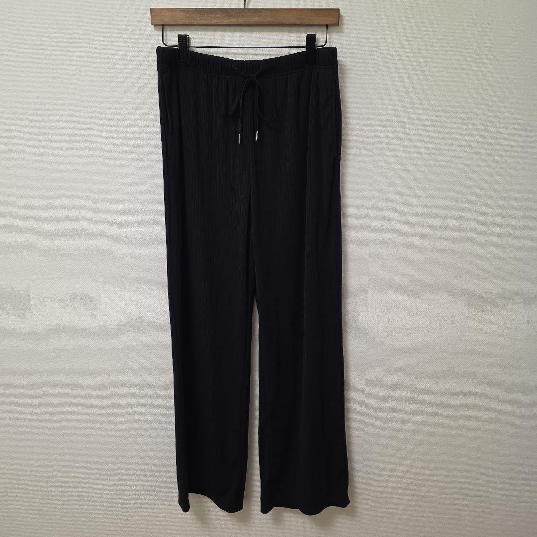 GU リブプルオンパンツ 〔丈標準68.0〜72.0cm〕ブラック — image 2