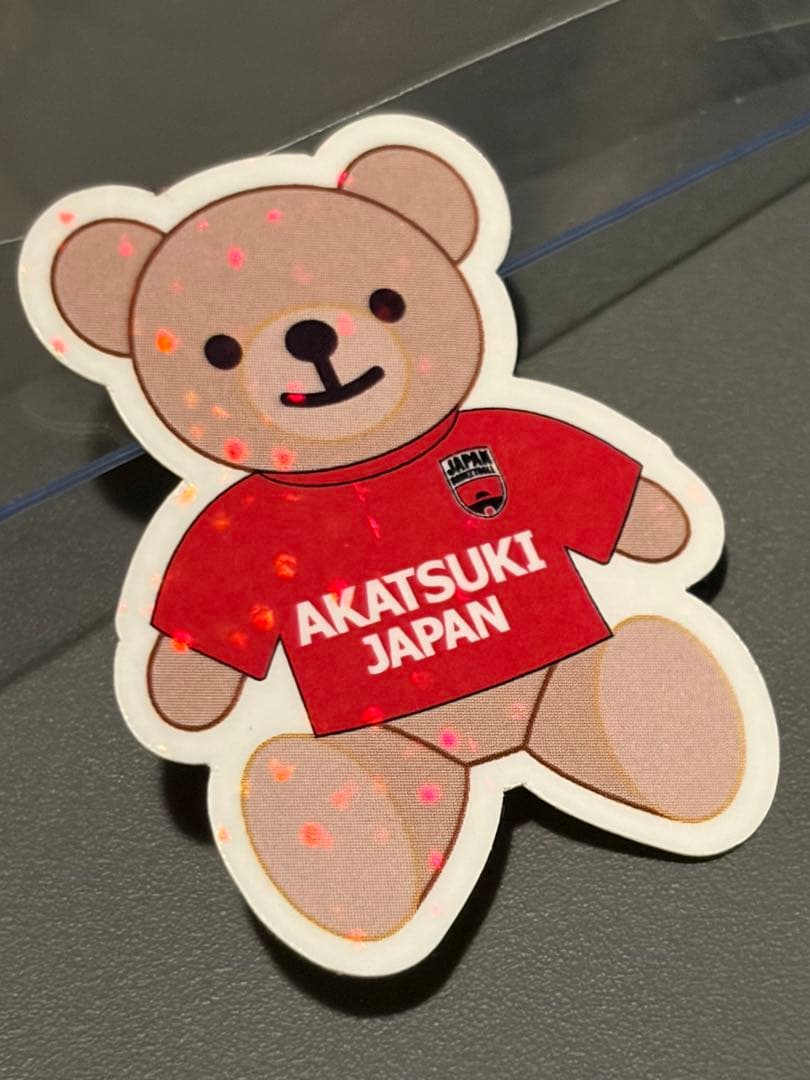 AKATSUKI JAPAN バスケットボール ベア ステッカー　5枚 — image 4