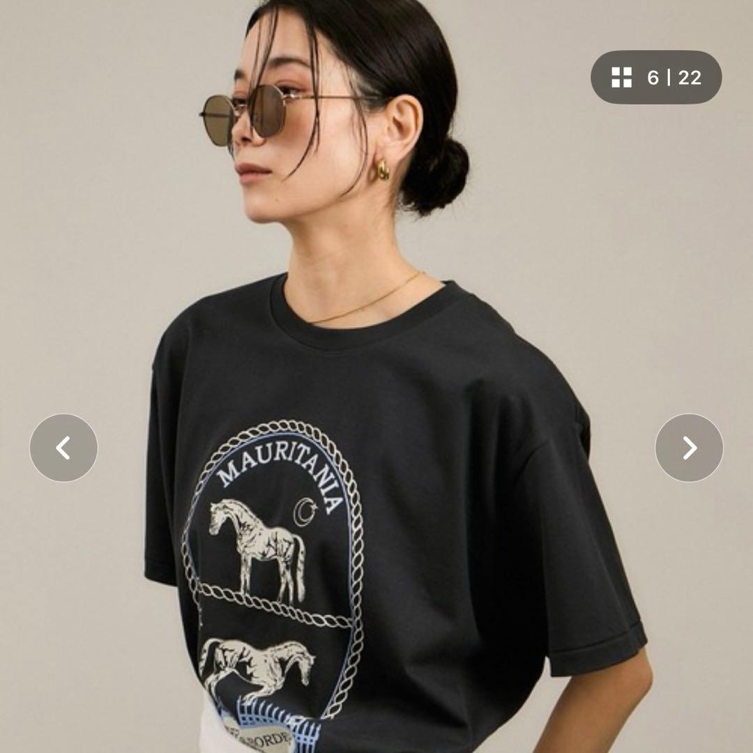 Over the Border グラフィックプリントTEE /［洗える］ — image 2