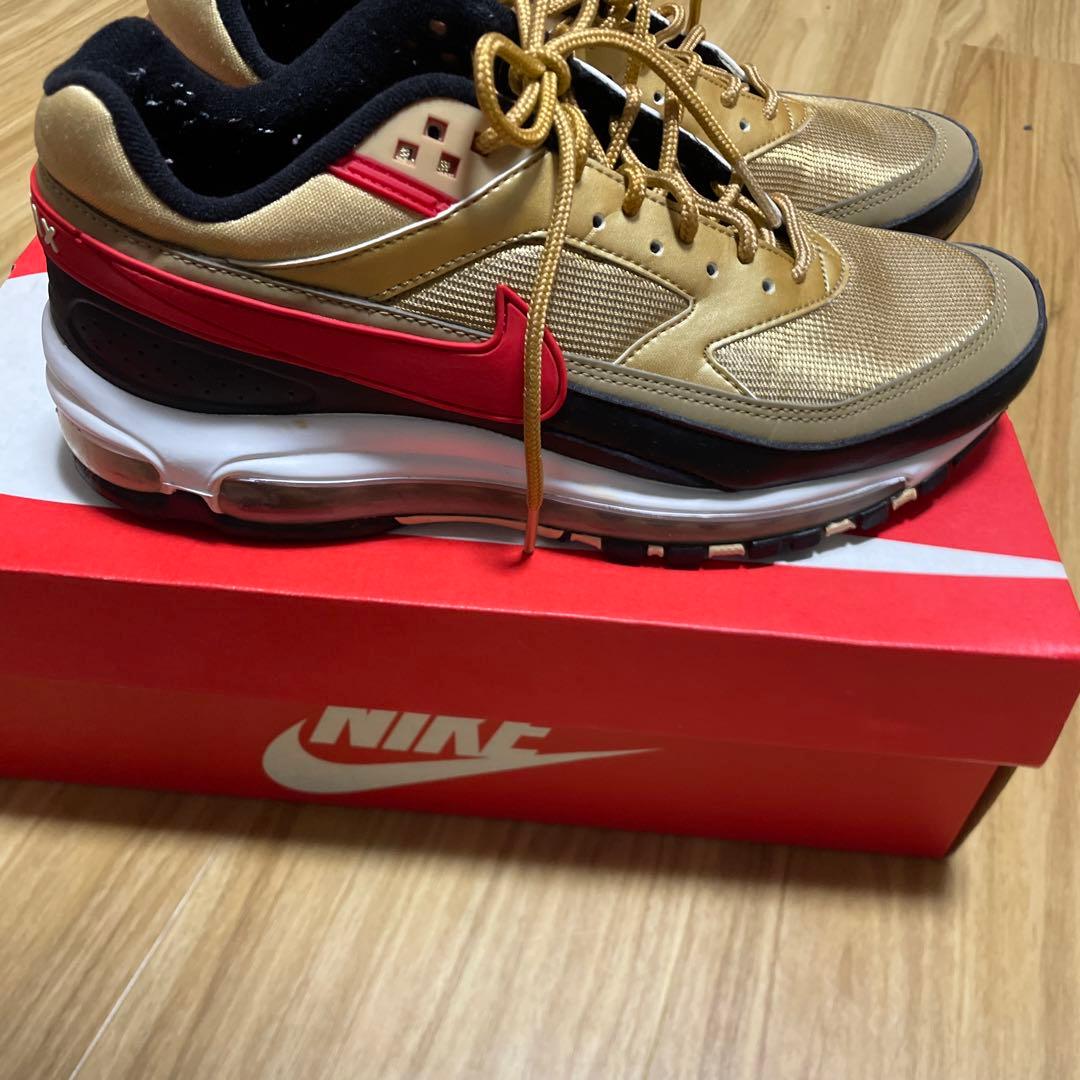 NIKE AIR MAX 97 BW Gold Red Black 27cm — image 5