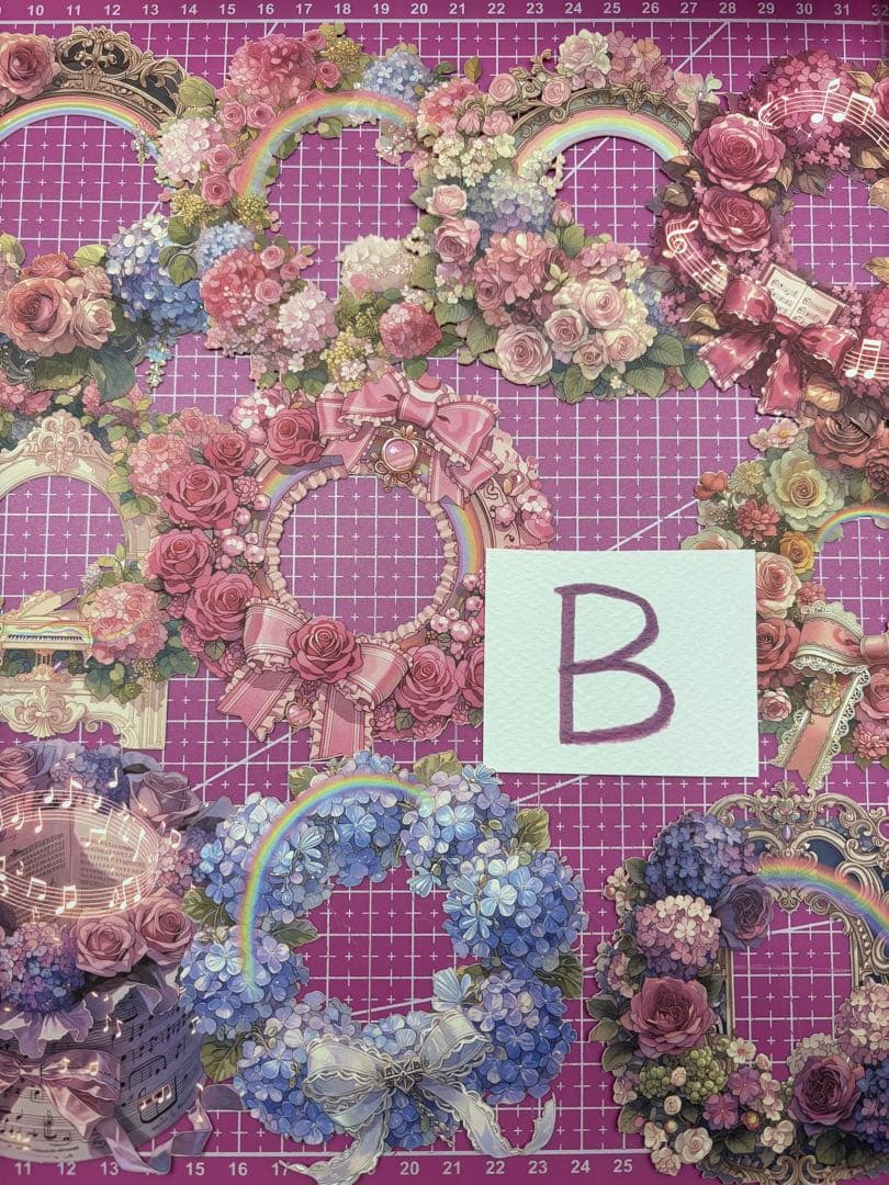 おすそ分け♡nene様FloralFrame10枚【B】 — image 2