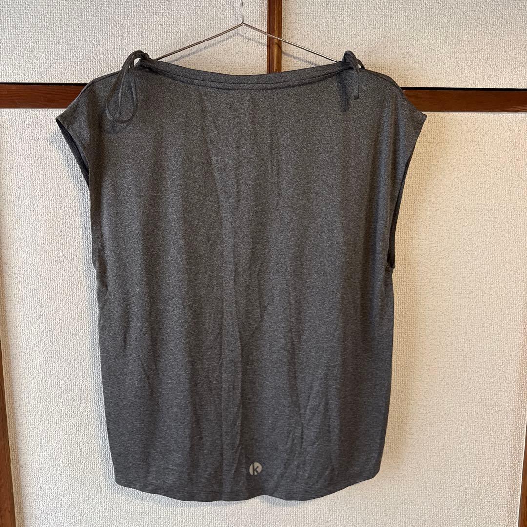 kitson ヨガウェア トップス グレー Lサイズ — image 3