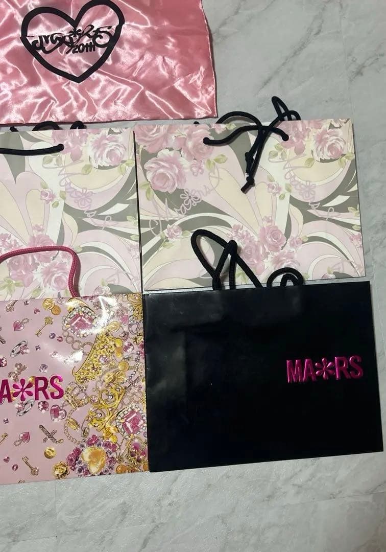 リ*ナ様 MA*RS ショップ袋 ショッパー 5点セット — image 2